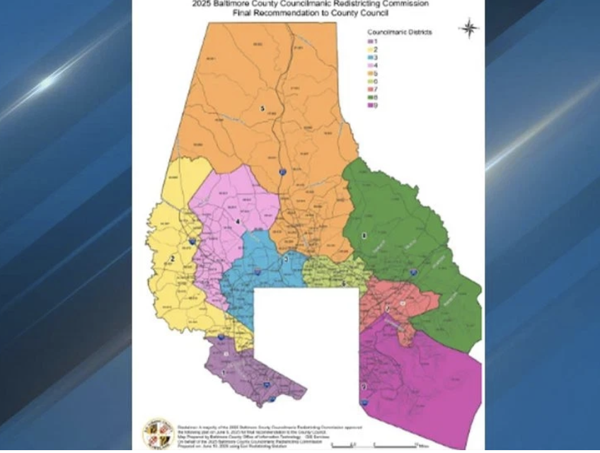 Baltimore County Council Members Split On New Redistricting Map - Three ...