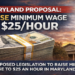Maryland Considers Increasing Minimum Wage To $25, Ending Tipped Pay