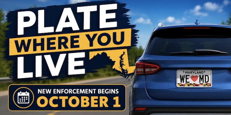 Marylanders With Out-Of-State Plates Face New Penalties