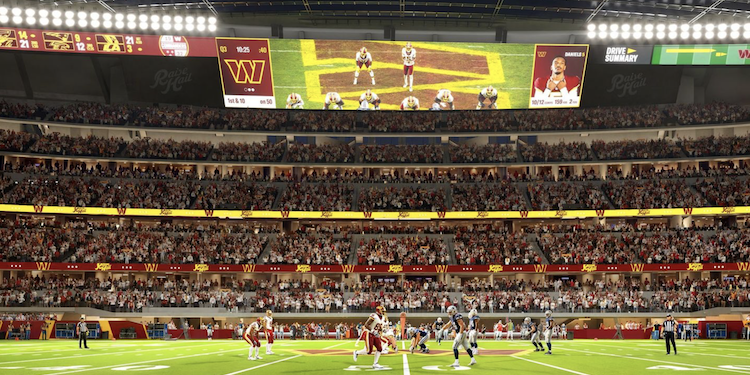 SEE IT: Commanders Give First Look At Seating Bowl For New Stadium